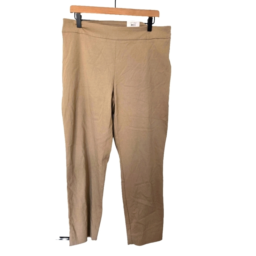 NWT Time & Tru Beige Skinny Pants Size 18